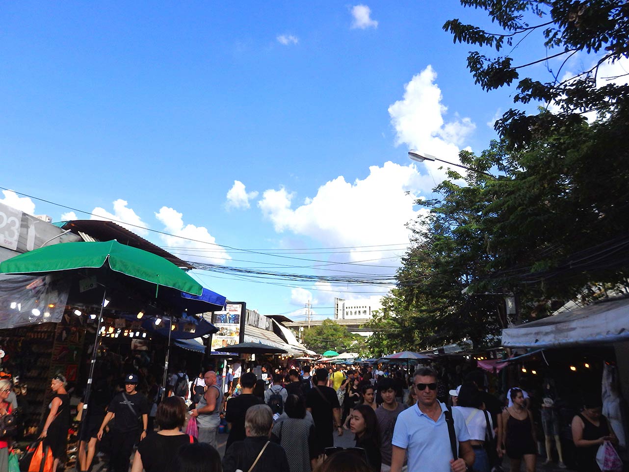 Der Chatuchak Market in Bangkok