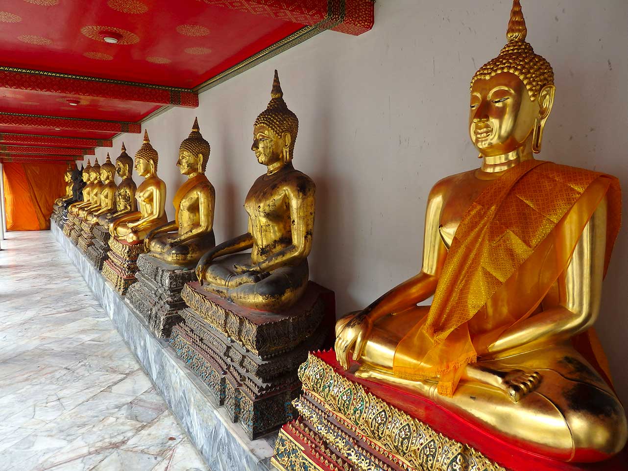 Goldener Buddha in Bangkok