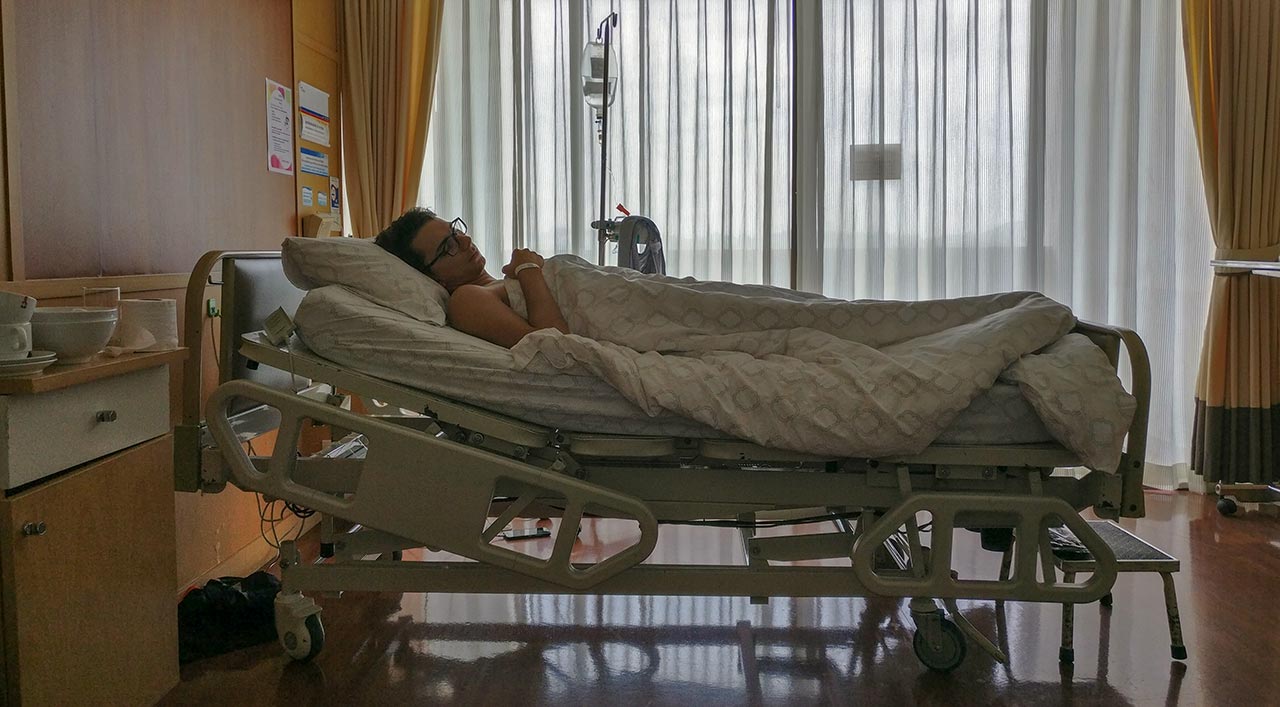 Lebensmittelvergiftung in Thailand: Valentin im Phuket Hospital