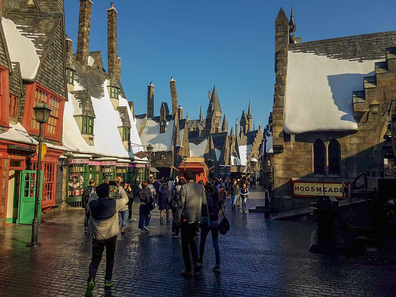 Harry Potter World in den Universal Studios in Osaka Japan