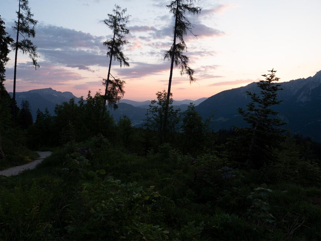 Vakuya Presets: Königssee Archenkanzel Morgensonne vorher